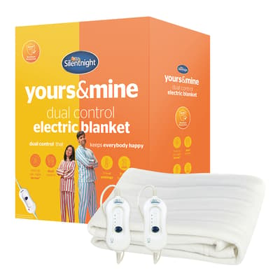 Yours & Mine Dual Control Electric Double Blanket