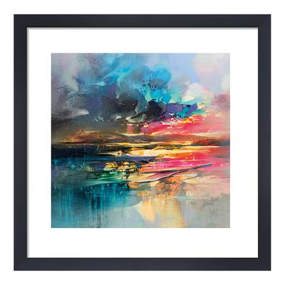 Dissolving Shoreline 60x60cm Framed Print