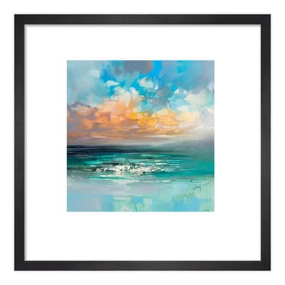Hebridean Waters 30x30cm Framed Print
