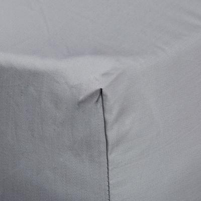 400TC Super King Fitted Sheet, Platinum