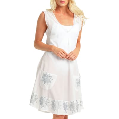 White Bazra Dress