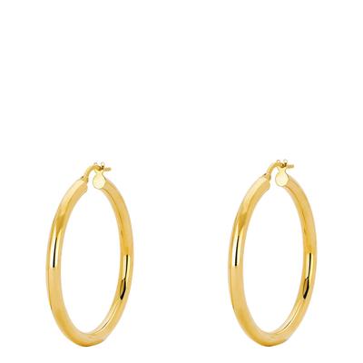 18K Gold Hoop Earrings
