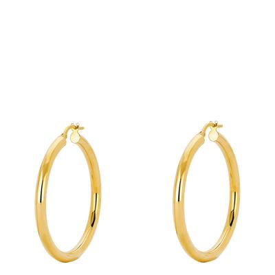 18K Gold Hoop Earrings