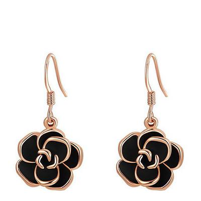 Rose Gold Plated Classic Earrings