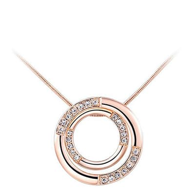 Rose Gold Plated Double Necklace