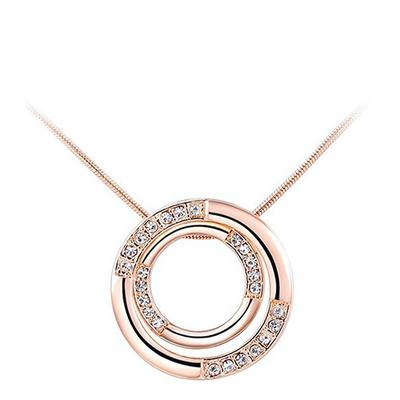 Rose Gold Plated Double Necklace