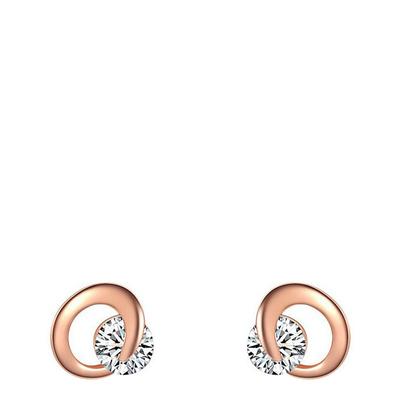 Rose Gold Plated Elegant Earrings