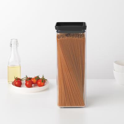 Dark Grey Square Canister 2.5L TASTY+
