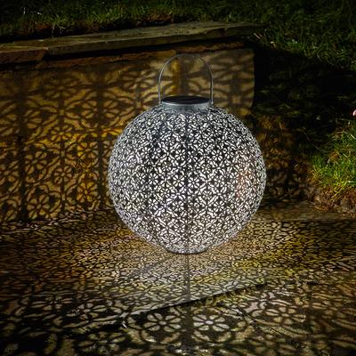 Jumbo Solar Damasque Lantern