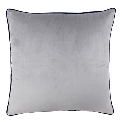 Silver/Navy Meridian Cushion 55x55cm