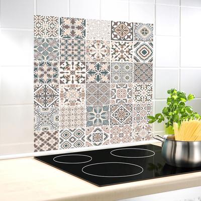 Floor Tile Glass Splashback, 60x70cm