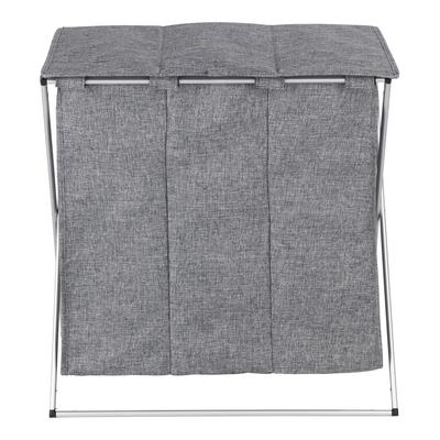 Trio Top Grey Mottled Laundry Bin