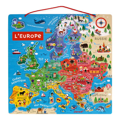 Magnetic European Map