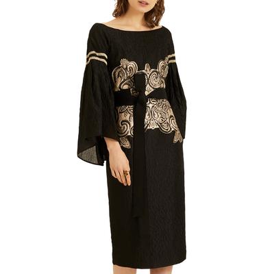 Black Statement Sleeve Dress