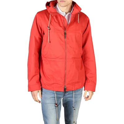 Red Archive Spinker Drill Anorak