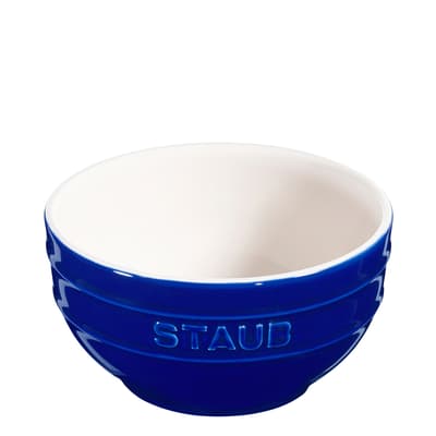 Dark Blue Ceramic Bowl, 14cm
