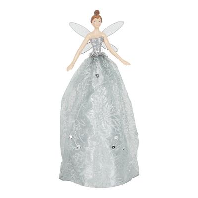 Glitter Tree Top Fairy, Silver