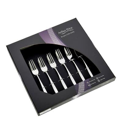 Set of 6 Willow Pastry Forks