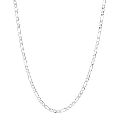 Silver Plated Figaro Necklace