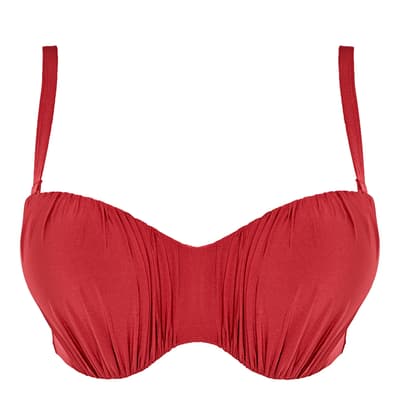 Red Marina Moulded Bra