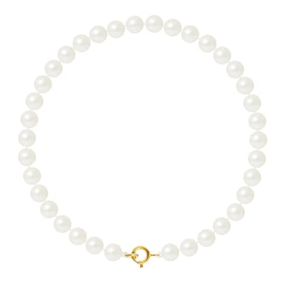Natural White Pearl Bracelet 5-6mm