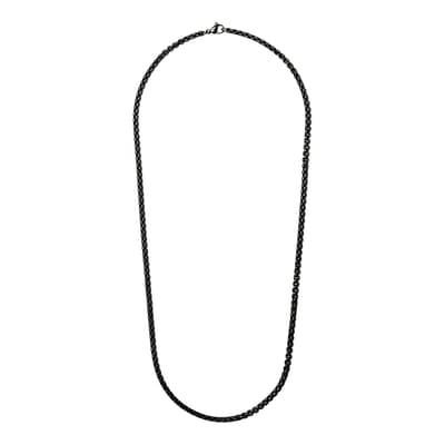 Oxidized Black Cobra Necklace