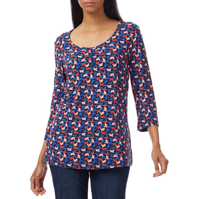 Printed Stretch Blouse