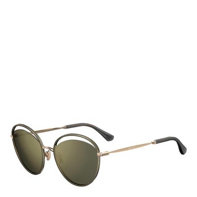 Womens Gold Jimmy Choo Sunglasses 59mm