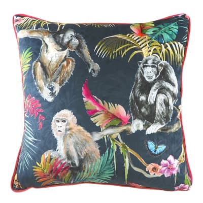 Jungle Monkey 43x43cm Cushion