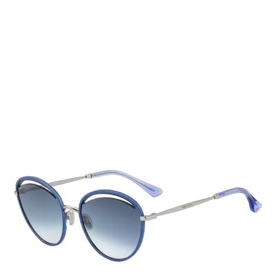 Women's Blue Glitter Jimmy Choo Sunglasses 59mm