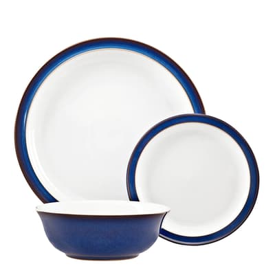 12 Piece Imperial Blue Tableware Set