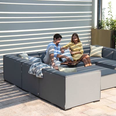 SAVE £700  - Apollo Large Corner Sofa Group, Flanelle