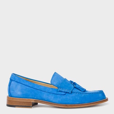 Blue Lewin Leather Loafers