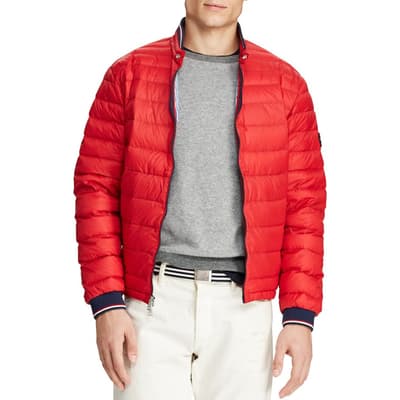Red Packable Down Jacket