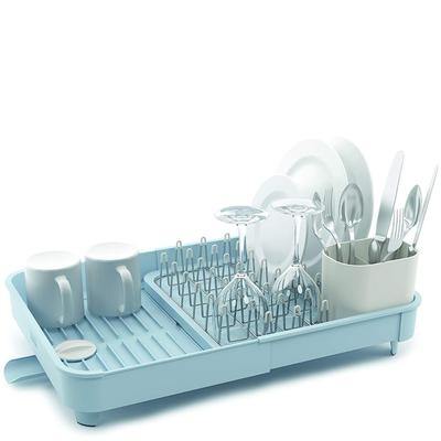 Light Blue Extend Expandable Dish Drainer