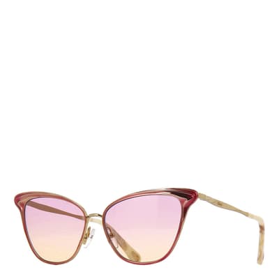 Women's Pink/Gold Chloe Sunglasses 56mm