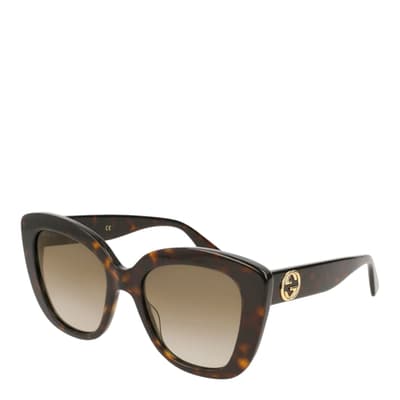 Women's Brown Gucci Sunglasses 52mm