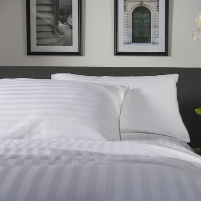 Canterbury Single Duvet Cover Set, White/Grey