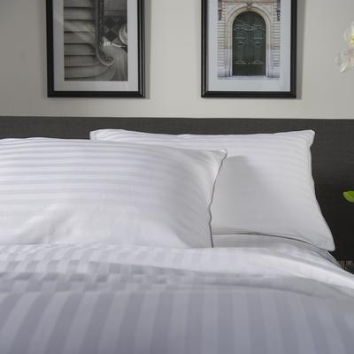 Canterbury King Duvet Cover Set, White/Grey