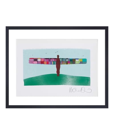 Angel Of The North 40x50cm Framed Print