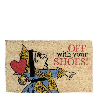 Victoria and Albert Museum Queen of Hearts Coir Doormat