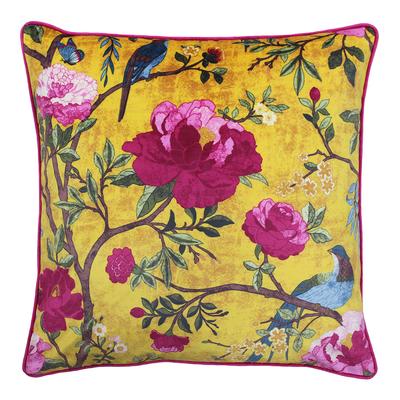 Chinoiserie 50x50cm Cushion, Gold