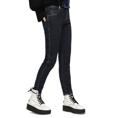 Dark Blue Babhila Slim-Skinny Stretch Jeans