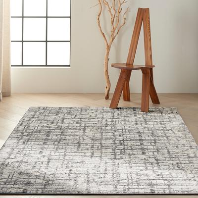 Rush 183x122cm Rug, Ivory/Grey