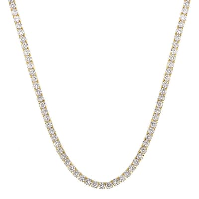 18K Gold Plated CZ Necklace