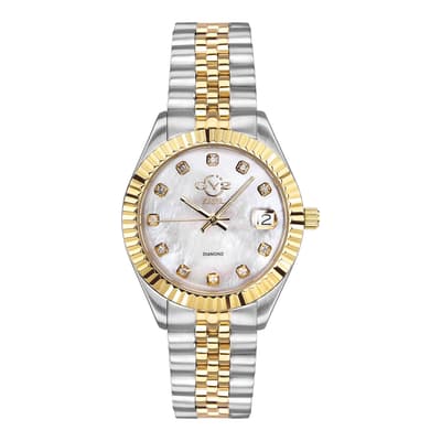 Women's Silver/Gold Naples Watch