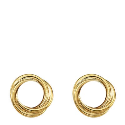 18K Gold Plated Knot Earrings