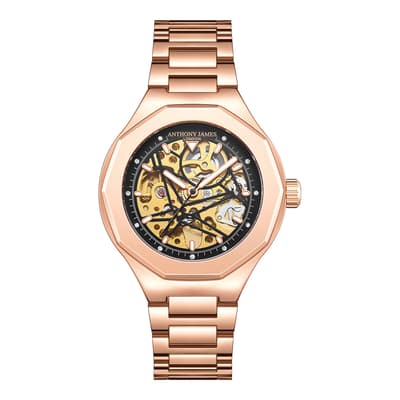 Men's Anthony James Limited Edition Gold Watch