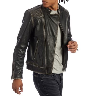 Black Harris Leather Jacket