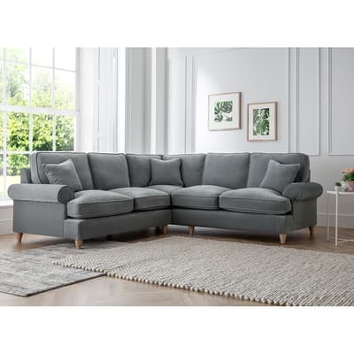 The Bromfield Corner Sofa, Manhattan Charcoal